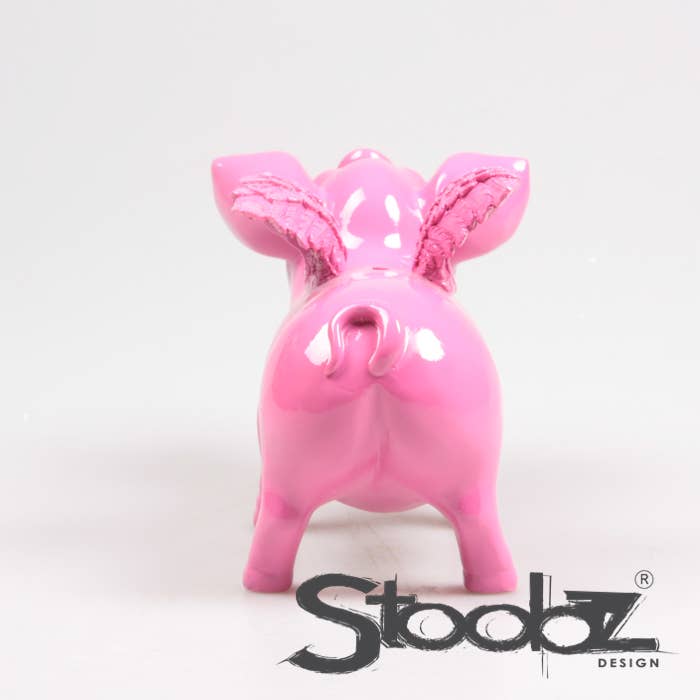 Imhof & Stevens BV – Großhandel Sparschwein/Münzdose – STOOBZ SPARSCHWEIN MIT FLÜGELN 14X25X15 CM | SPARDOSE |