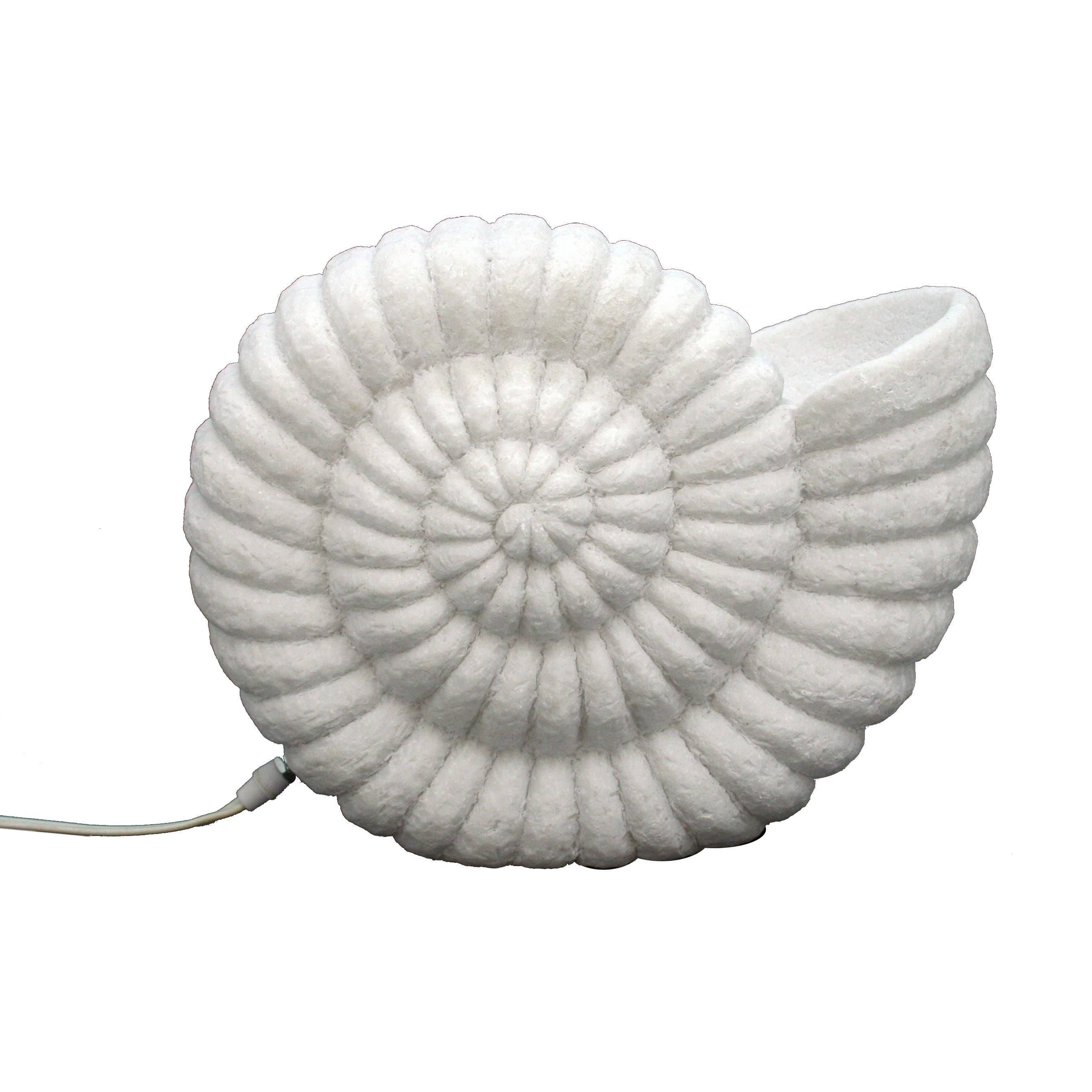 Modern World by Contrast Inc. - Wholesale Accent/Desk Lamp - Sandstone Fossilized Ammonite Lamp