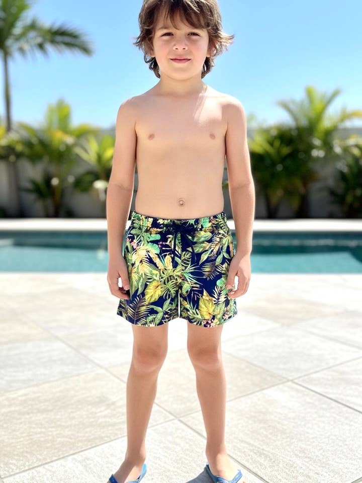 Badshorts för pojkar BP285_ Maui för wholesale av MARINA WEST SWIM