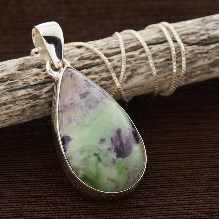 Kammererit hänge Sterling Silver för wholesale av Nugent Jewelry