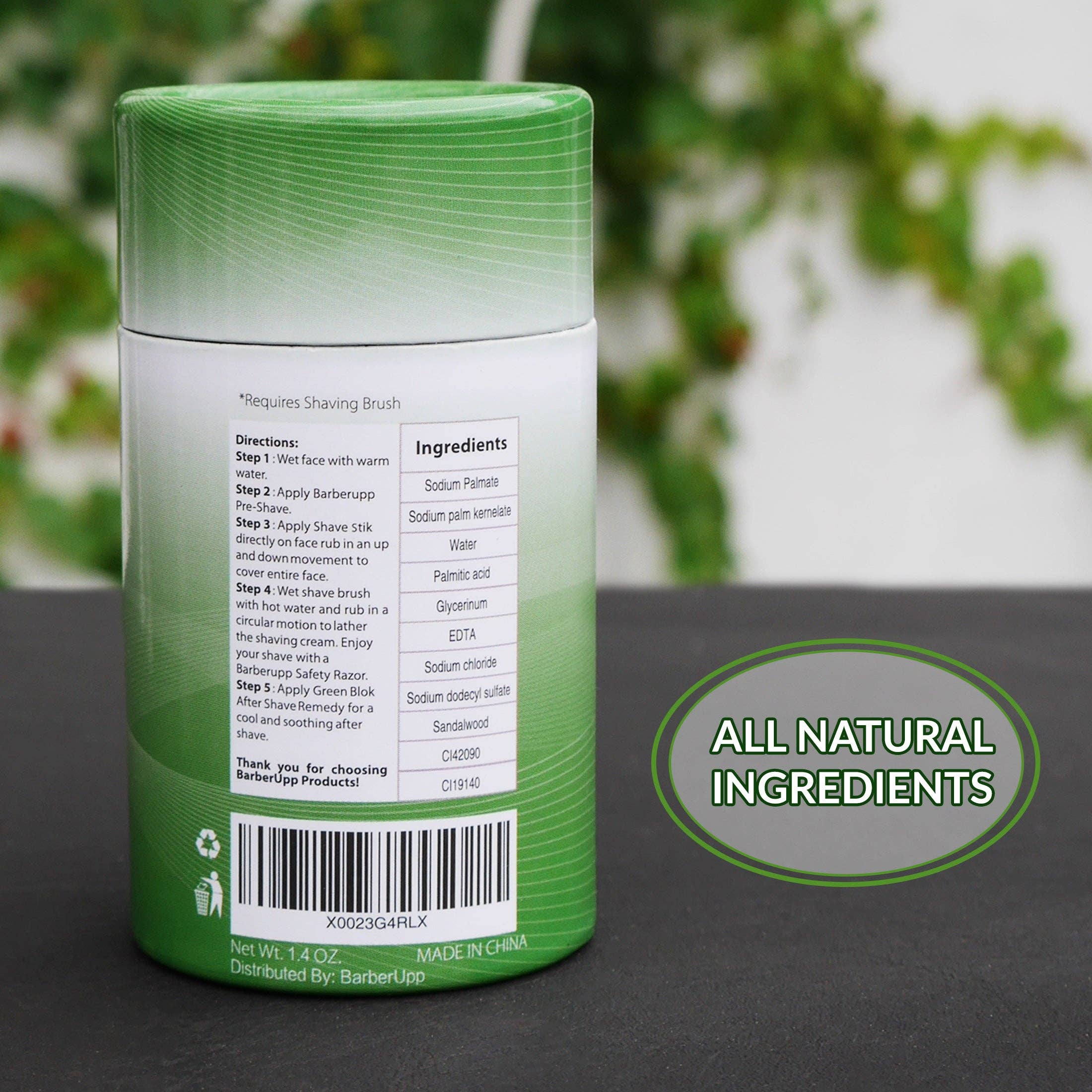 BarberUpp - Wholesale Shave Soap - Men's - BarberUpp Shaving Soap, Smooth Thick Rich Shaving Foam, Shaving Cream For Men, Includes Convenient Storage Case.6