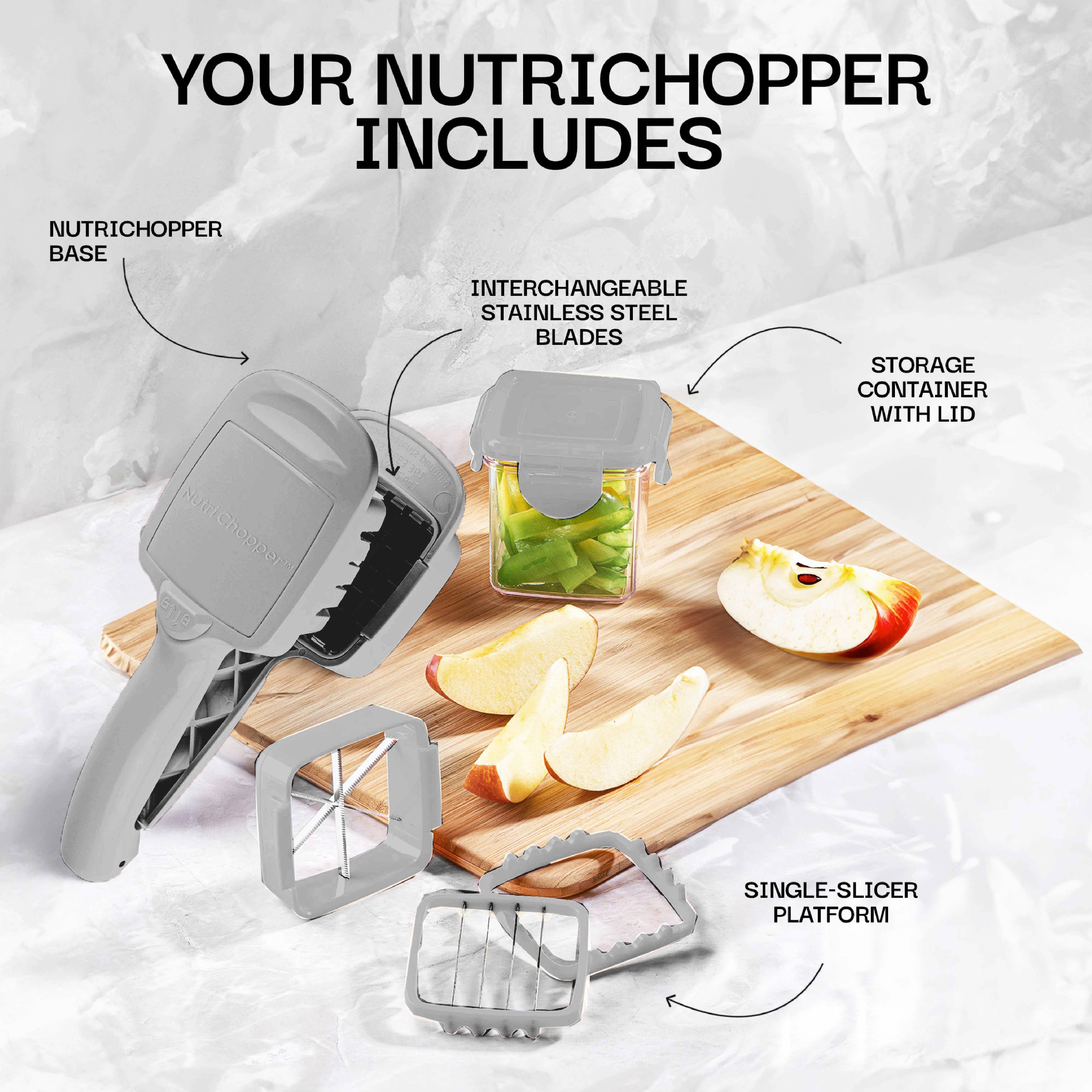 Gotham Steel/Granitestone - Wholesale Kitchen Tool/Gadget - Nutri Chopper with Fresh-keeping container Vegetable  6