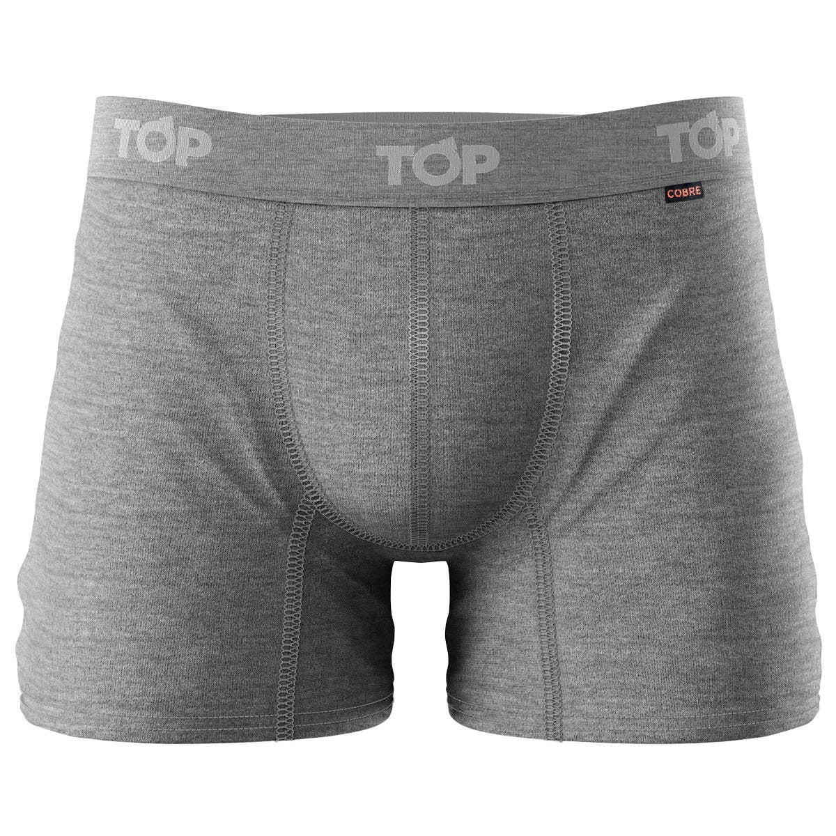 TOP - Vendita all'ingrosso Intimo - Uomo - Boxer da uomo in cotone e rame, confezione da 3 colori7