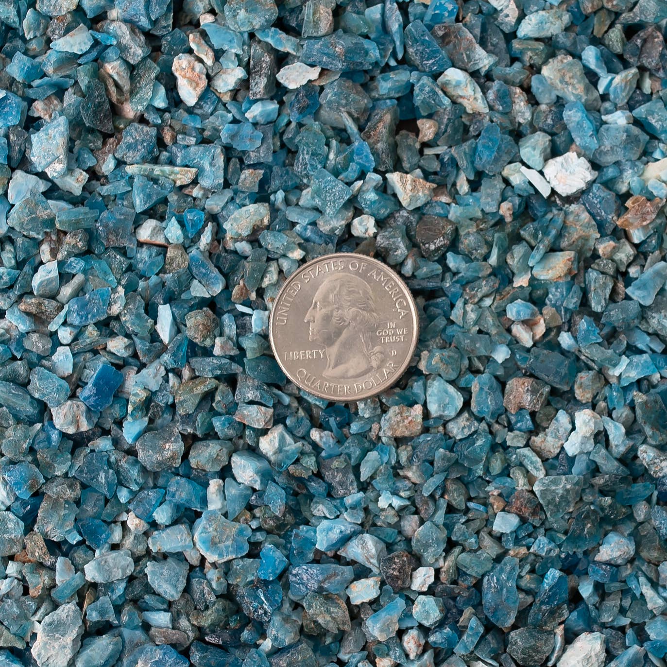 Sarimoire - Wholesale Spiritual Stone/Crystal - Rough Blue Apatite Crystal Mini Chips - Crystal Points2