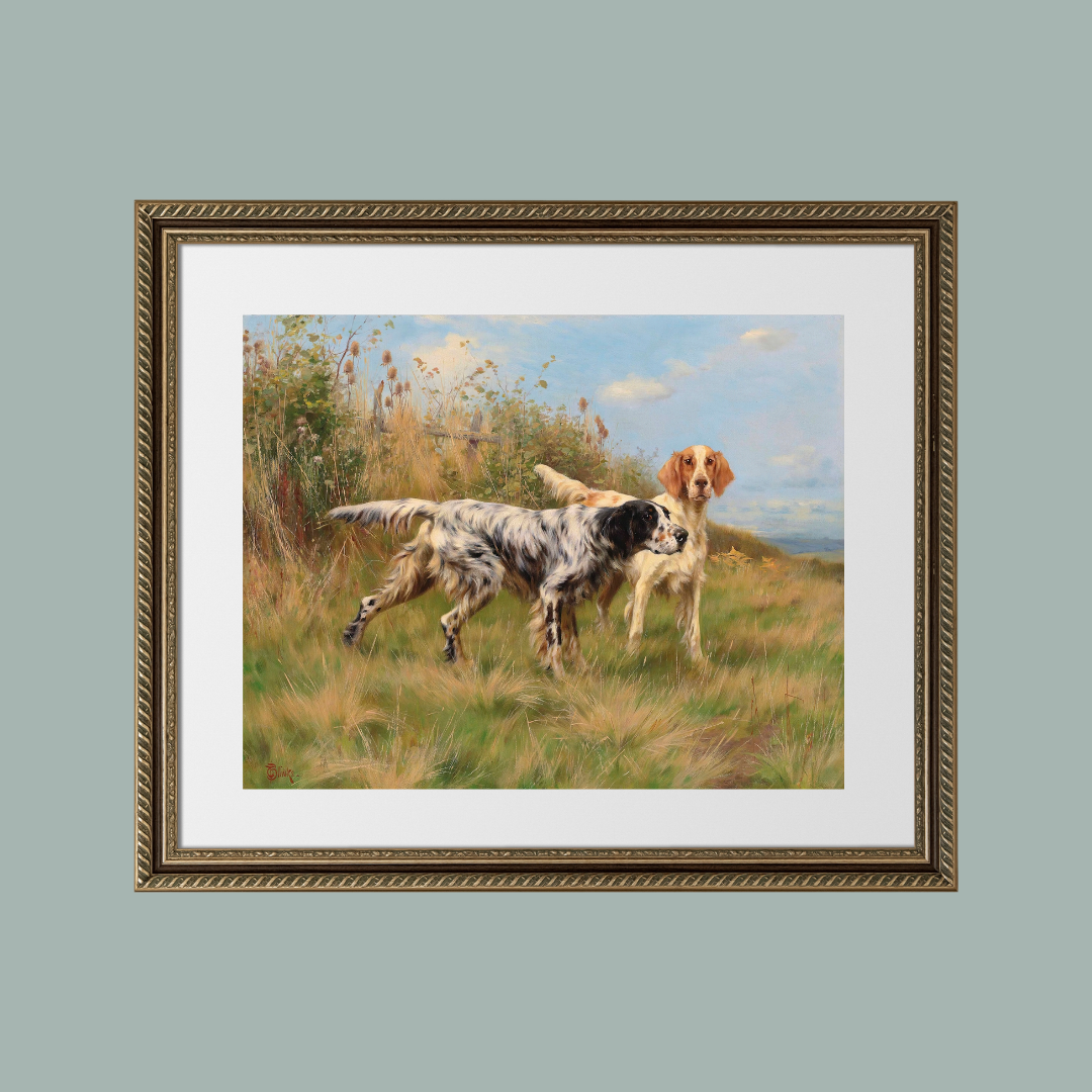 Sea to Skye - Wholesale Art Print - English Setters Antique Print7
