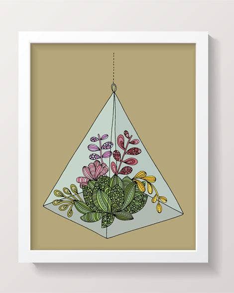 Valentina Harper - Wholesale Art Print - Air Plant 8x10 Art Print on Matte Card Stock
