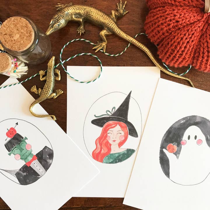 LE BOO CREW ! pour la vente par Pickled Pom Pom