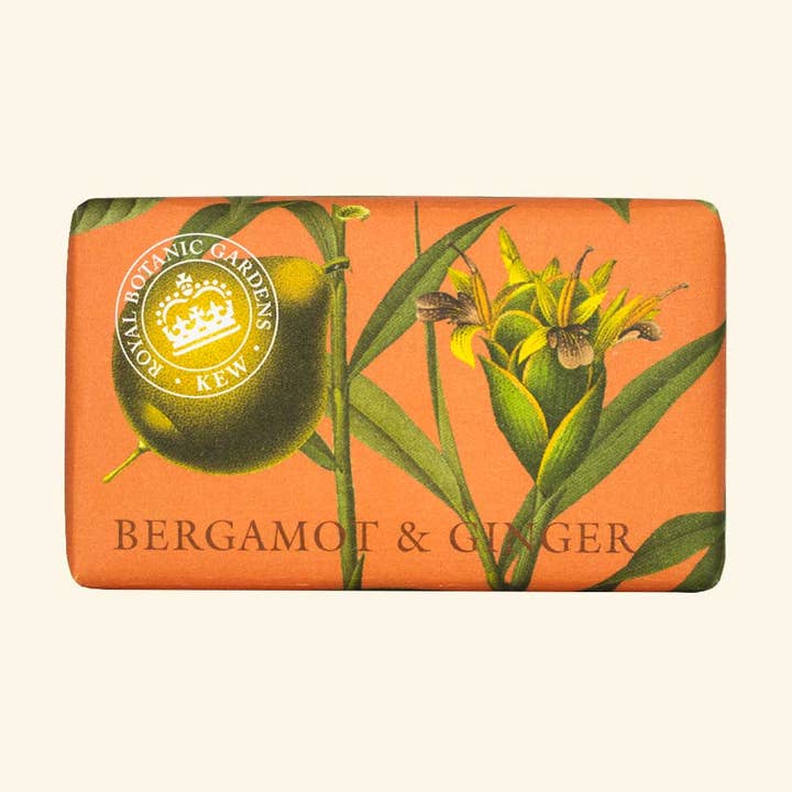 Kew Gardens Bergamot and Ginger Soap for wholesale by The English Soap Company