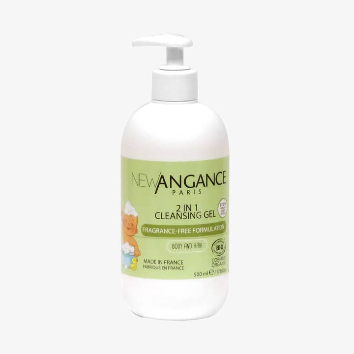 Organic 2-in-1 Cleansing Gel 500ml for wholesale by New Angance