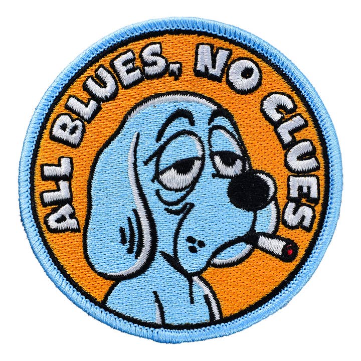 Retrograde Supply Co. - Wholesale Patch - All Blues, No Clues (Iron-On Patch)