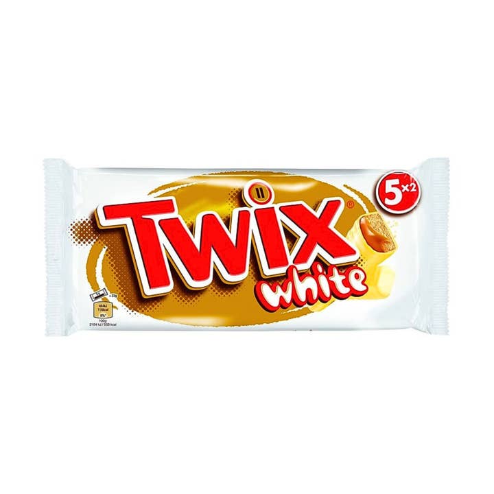 Twix White (Germany) 46g, 30 ct. **** Expiration 2/08/26 for wholesale by Snack Daddy