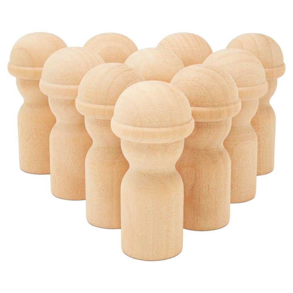 Woodpeckers Crafts - Wholesale DIY Craft Kit - 2-1/8" Community Worker Peg Doll1