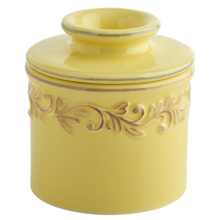 The Original Butter Bell® Crock - Antique Goldenrod for wholesale by The Original Butter Bell® Crock