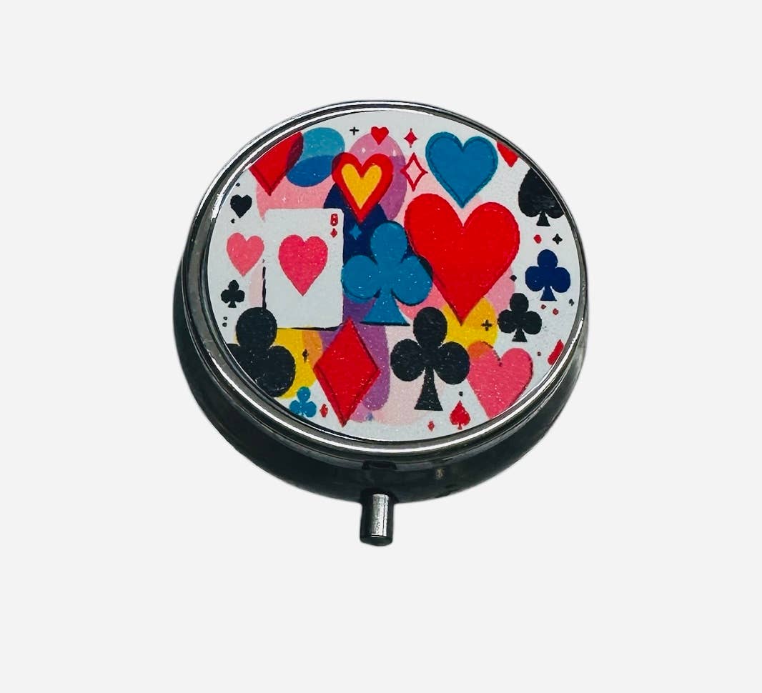 Resinate By KS / by KRISTIN SMITH - Wholesale Pill Organizer - Card Player Canasta   Pill Case Pill Holder  0