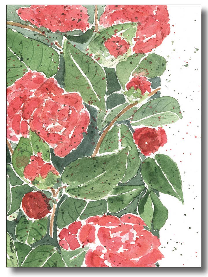 Camellias for wholesale by WORDS & WATERCOLORS BY PEG CONLEY
