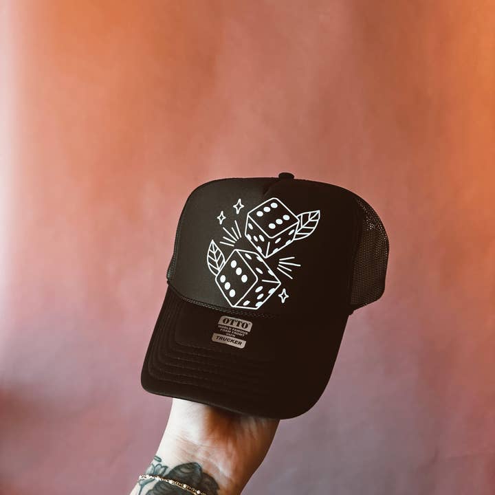 Grady Ln Boutique - Wholesale Trucker Hat - Women's - Dice Trucker Hat
