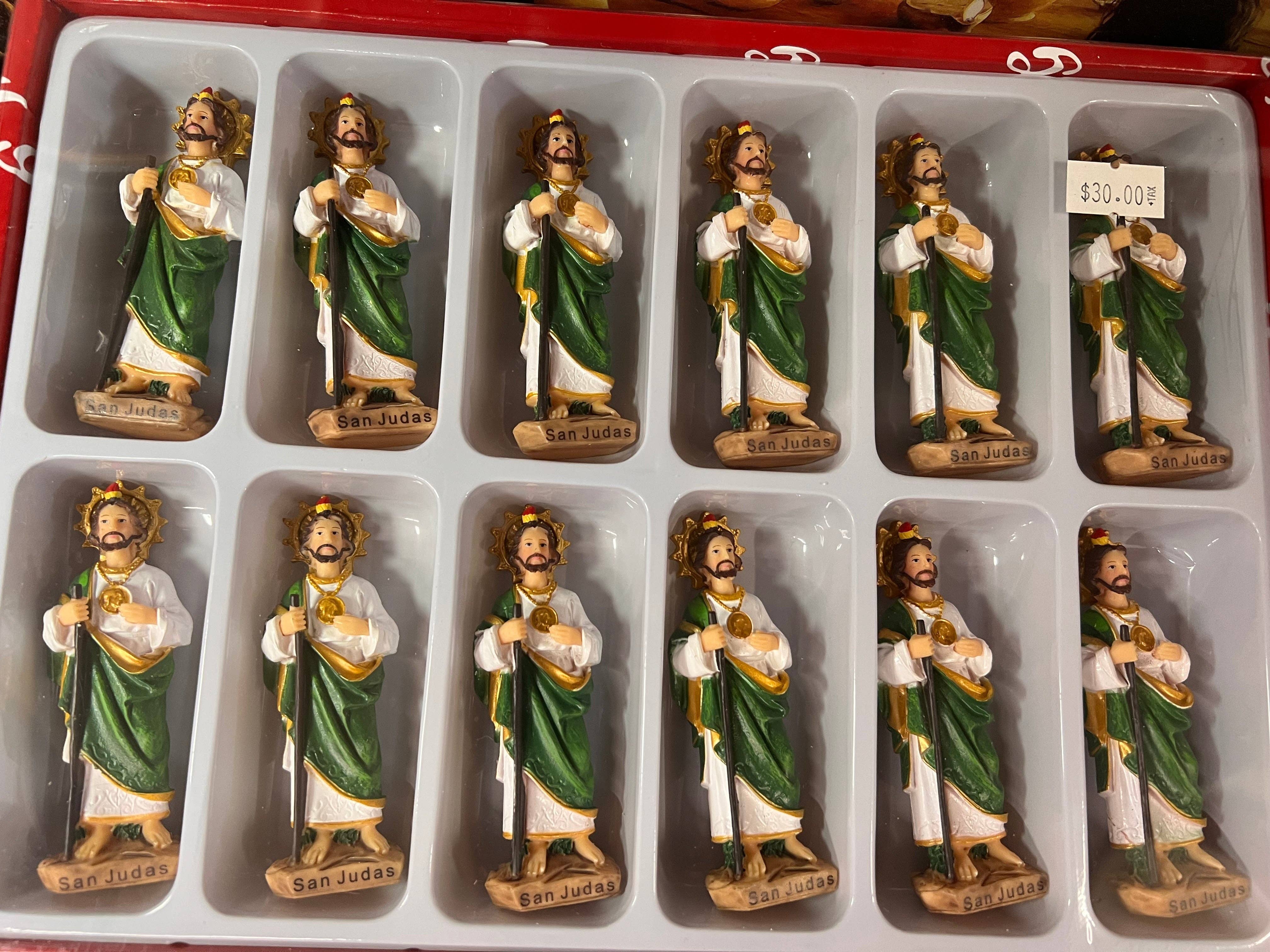 SAN JUDITAS RELIGIOUS ARTICLES – wholesale Dekorativ statyett – 3" ST. JUDE STATY1