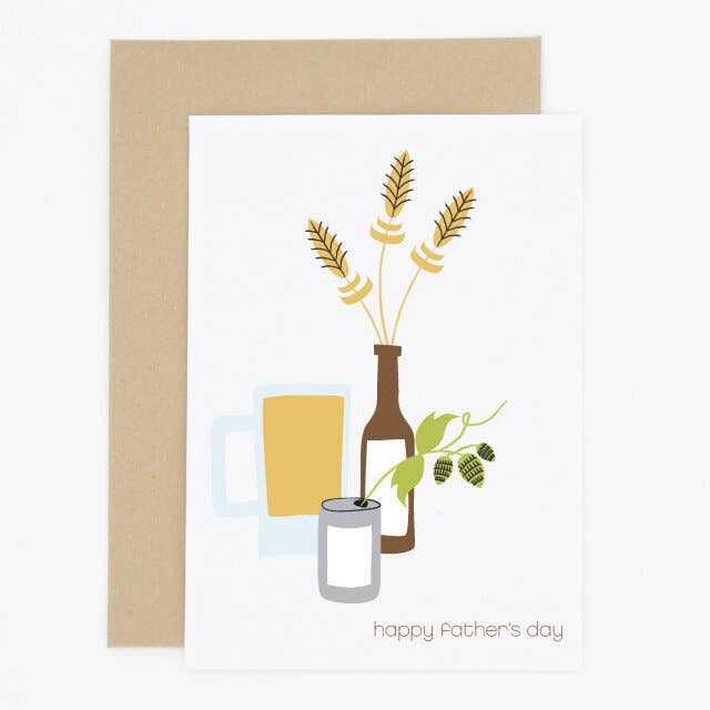 Vazen Bier Vaderdagkaart voor wholesale door Madame Annie et Fils