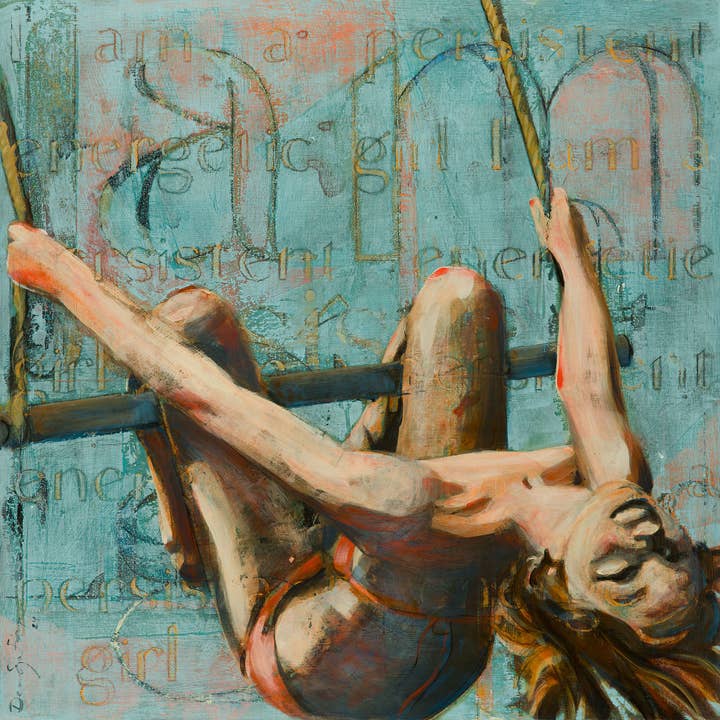 Persistent Girl - Fine Art Print for wholesale by Denise Souza Finney Paintings