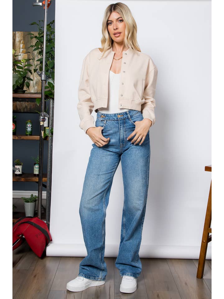 26 International - Wholesale Bomber Jacket - Women's - Fleece Bomber Jacket8