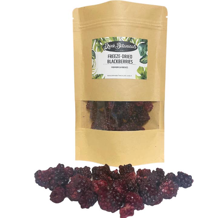Moras liofilizadas 100% naturales | Más de 20 porciones | 35 g para venta al por mayor de Drink Botanicals Ireland