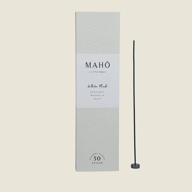 MAHŌ Sensory - Wholesale Incense - White Musk Incense + Burner kit1