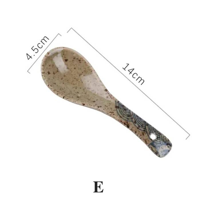 Homerely (We Cover All Import Duties) – wholesale Kitchen spoon – Creative Japanese Ceramic Soup Spoon | Tableware4