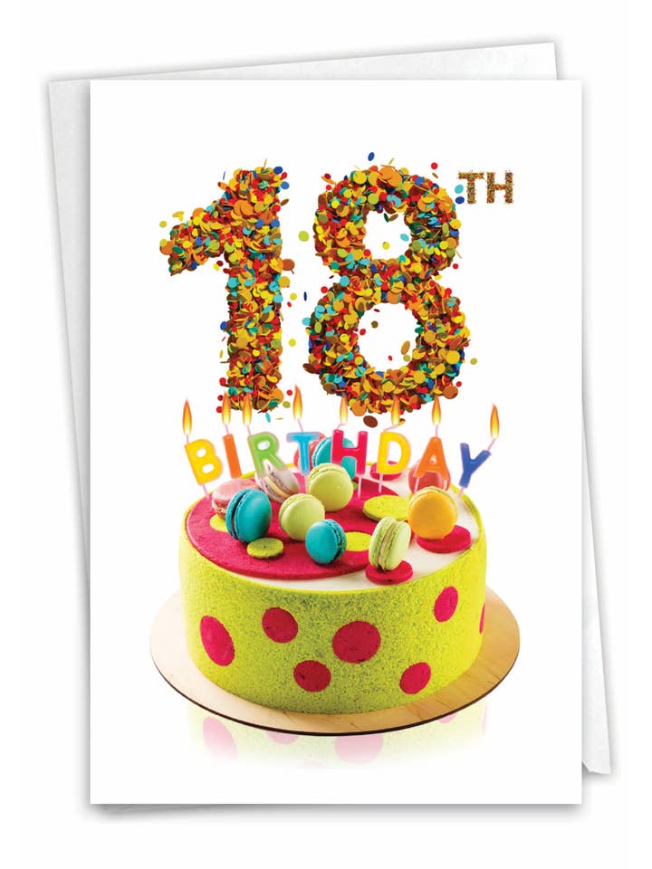Birthday Card - Big Day 18 for wholesale by NobleWorks