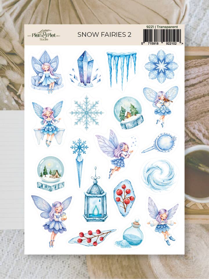 Snow fairies 2 | Stickers for wholesale by Plan & Plot Studio