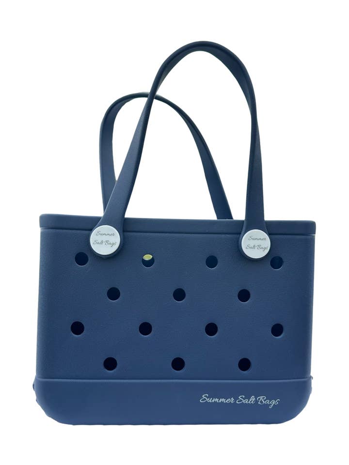 Small Bag in Navy for wholesale by Summer Salt bags