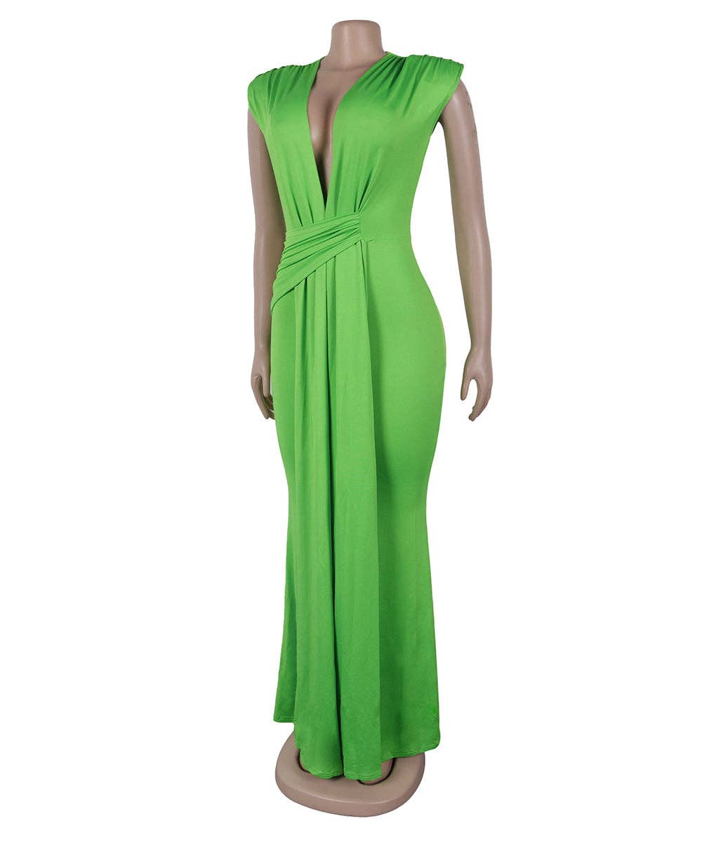 Aria Romance - Wholesale Formele jurk - Dames - Mouwloze Bodycon Midi Jurk17