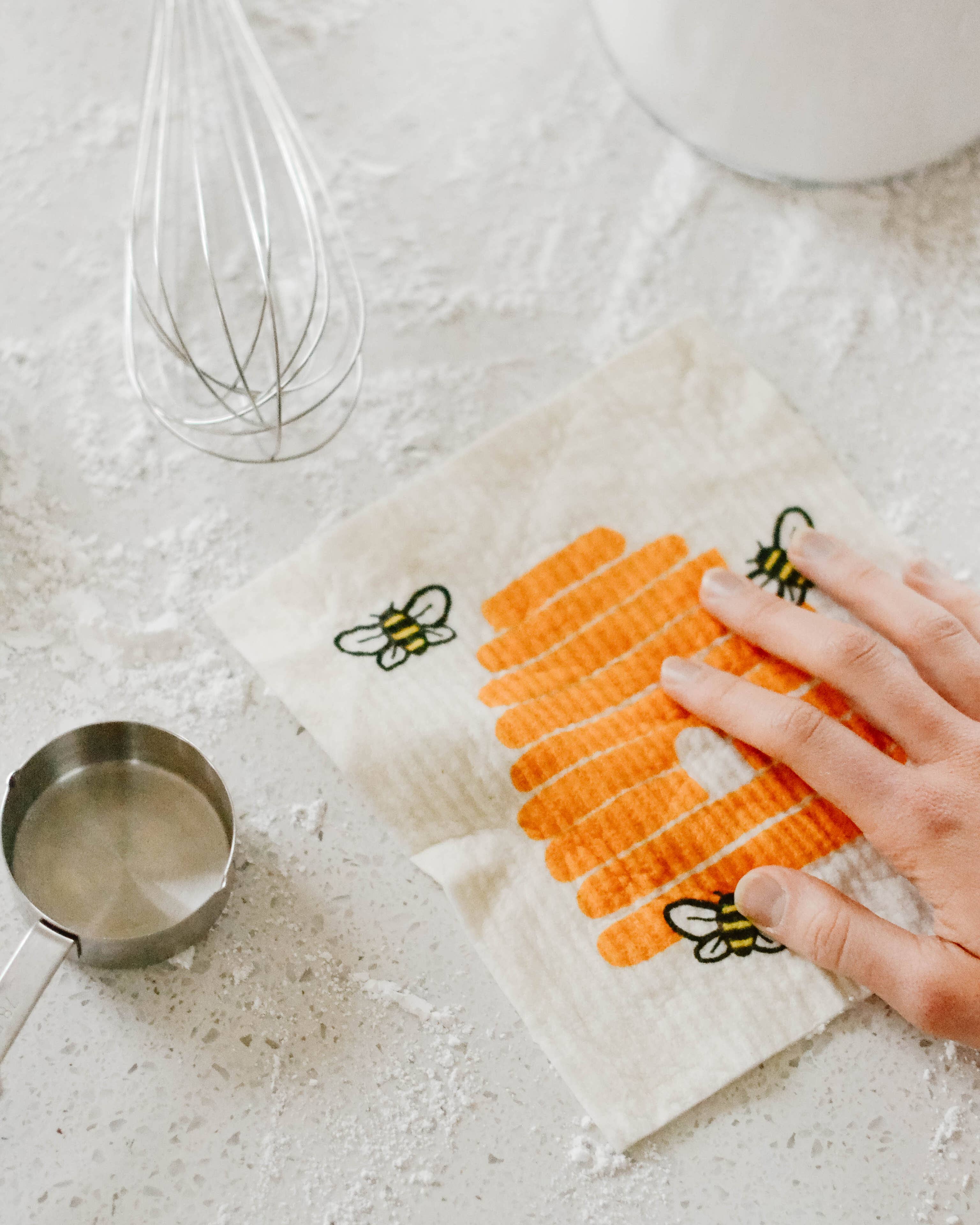 Ecologie - Vente Torchon - Torchon suédois Bees2