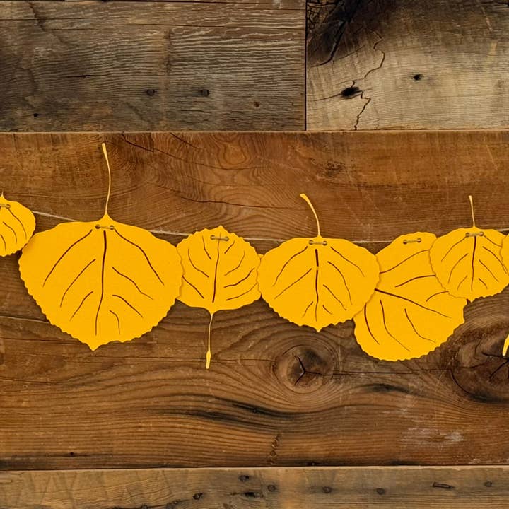 Ghirlanda di foglie di Aspen per la vendita all'ingrosso da parte di The Creative Garland Company