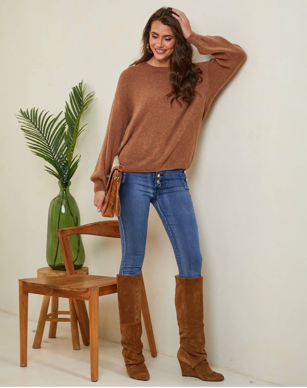 LÉA & LUC - Vente Pull en maille – femme - PULL en ALPACA REF 80045