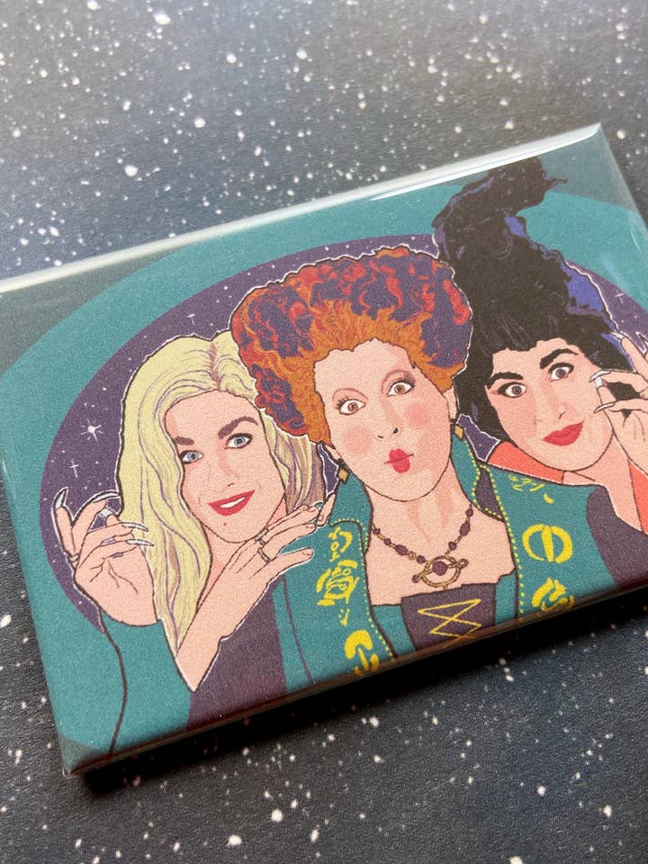 Sanderson Sisters Hocus Pocus Magnet for wholesale by The Red Swan Shop