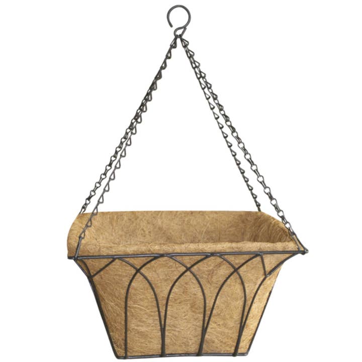 Lotus Square Hanging Basket w/ Chain for wholesale by Austram Home & Garden
