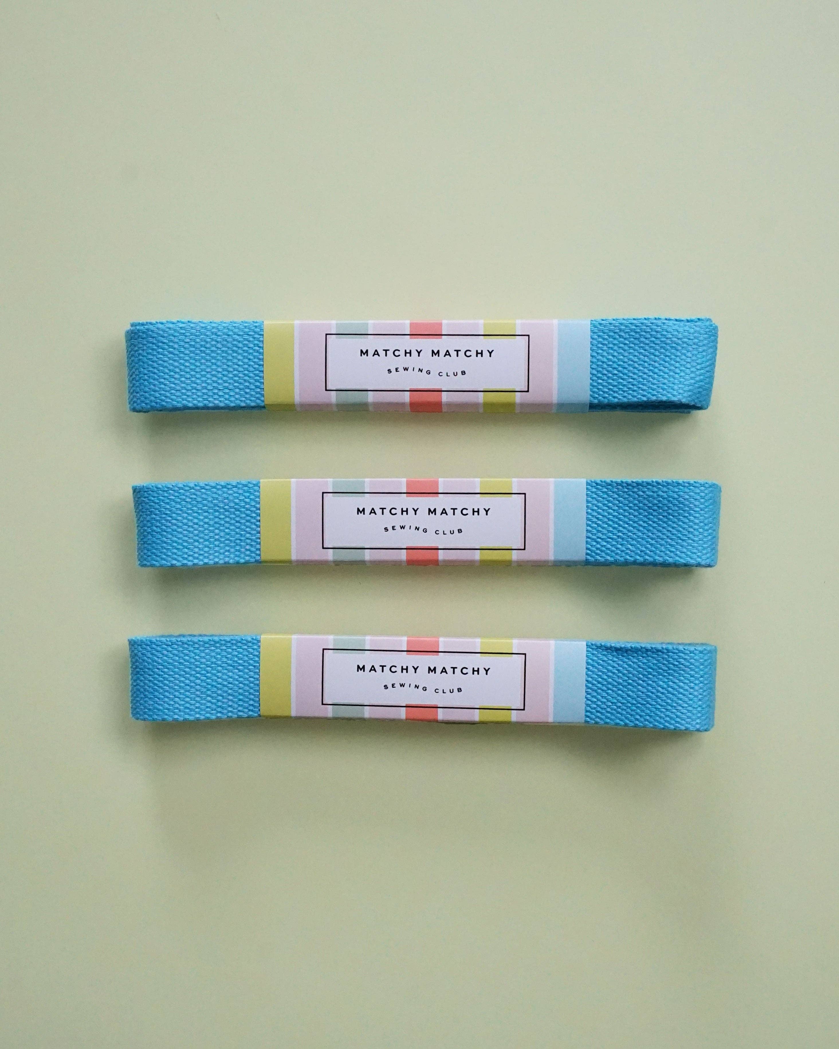 Matchy Matchy Sewing Club - Vendita all'ingrosso Attrezzature per lavoretti e fai da te - Nastro intrecciato color turchese in cotone e poliestere1