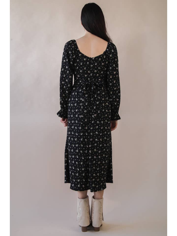 VERY J - Wholesale Dress - Women's - ND31864-Floral Printed Back Tie Mini Dress16