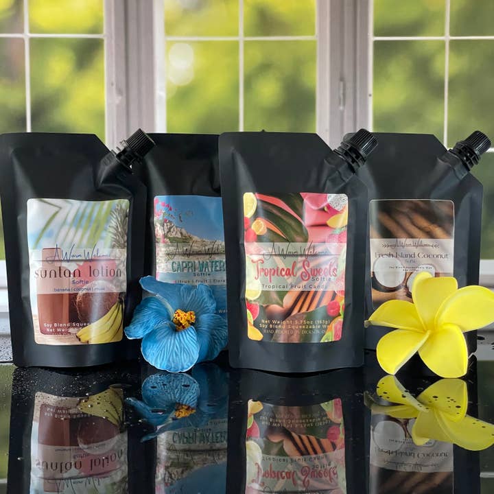 A Warm Welcome - Wholesale Wax Melt - Suntan Lotion Softie | Super-Scented Squeeze Wax1