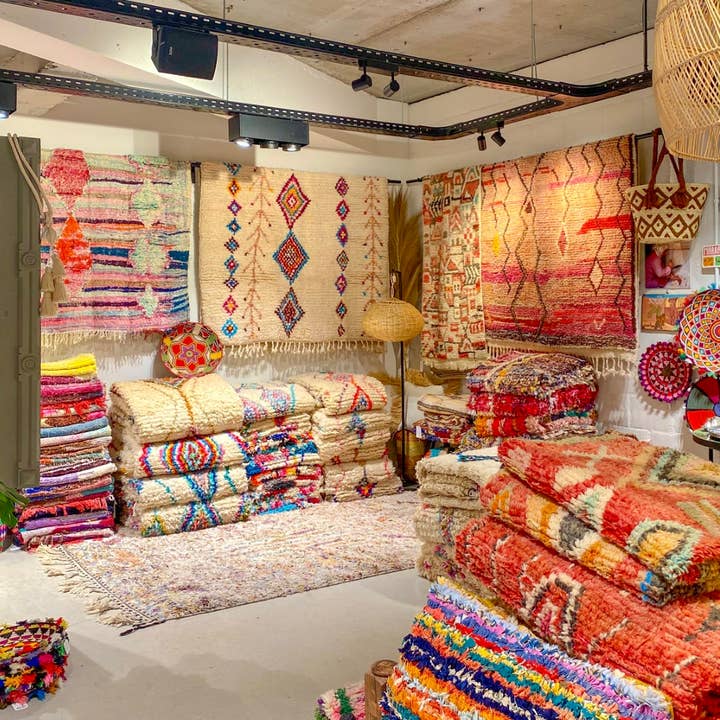 SOUK in the CITY – wholesale Area rug – Doublesided Kilim Boucherouite S13