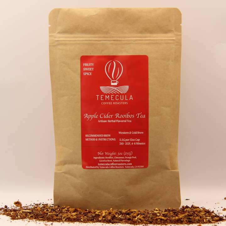 Apple Cider Rooibos Tea for wholesale by Temecula Coffee Roasters