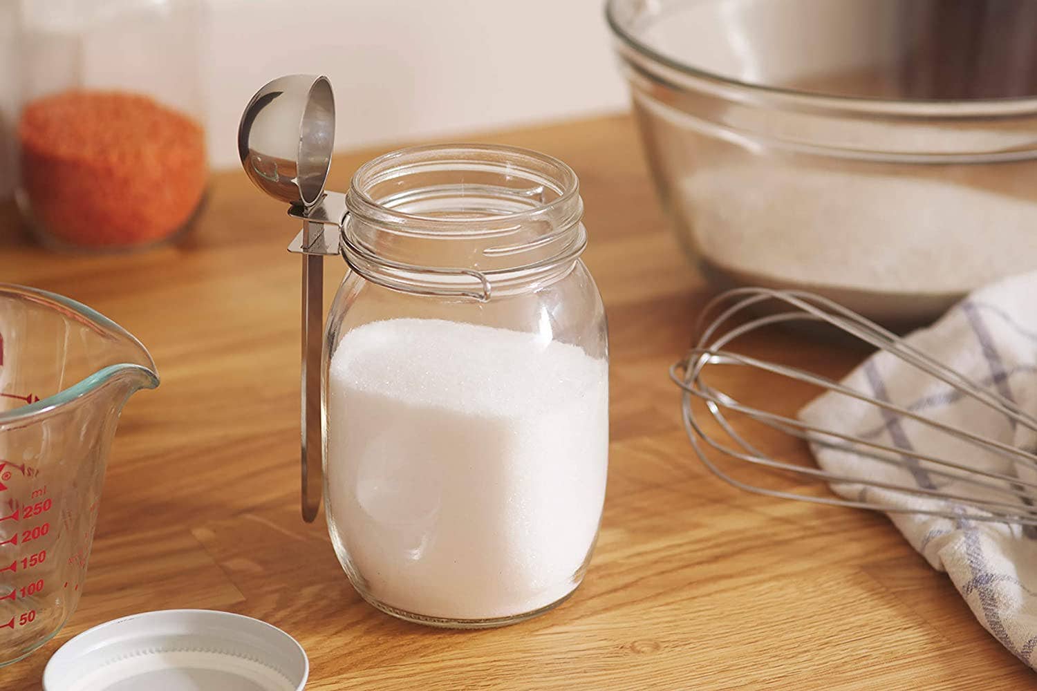 Fox Run Brands – Ferramenta/gadget de cozinha por atacado – Clipe de colher de café Jarware para Frasco de Mason Boca Regular1