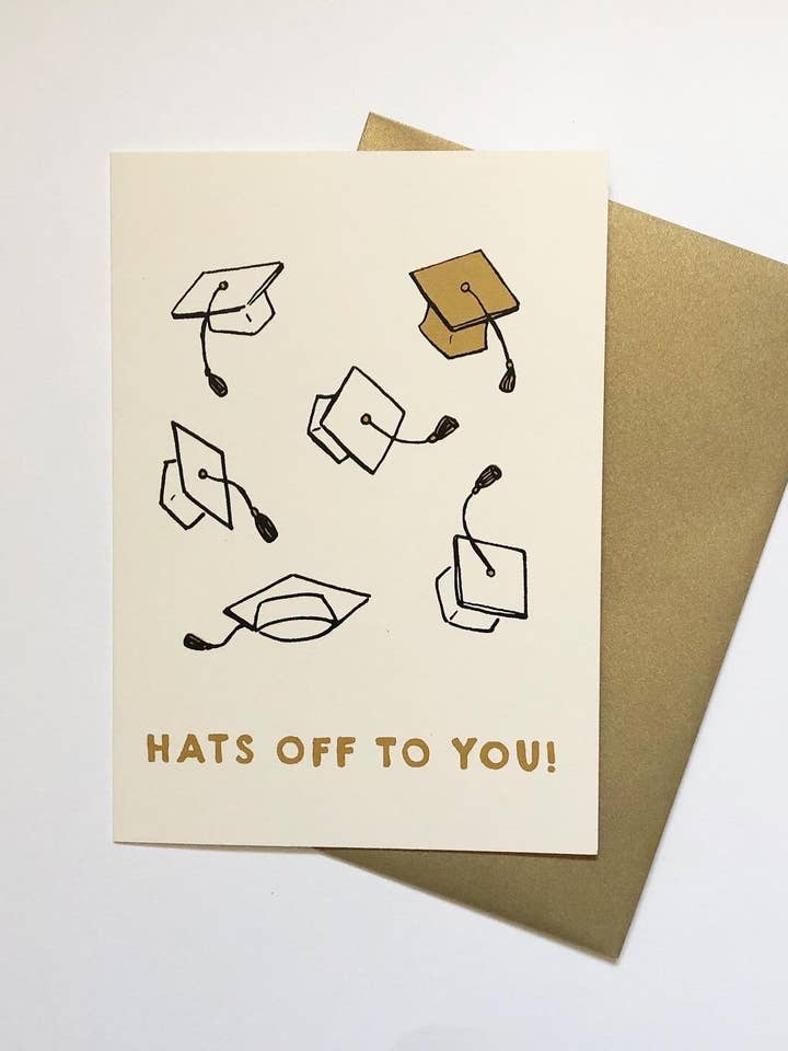 Grad Hattar, Graduation Card för wholesale av Marigold Paper