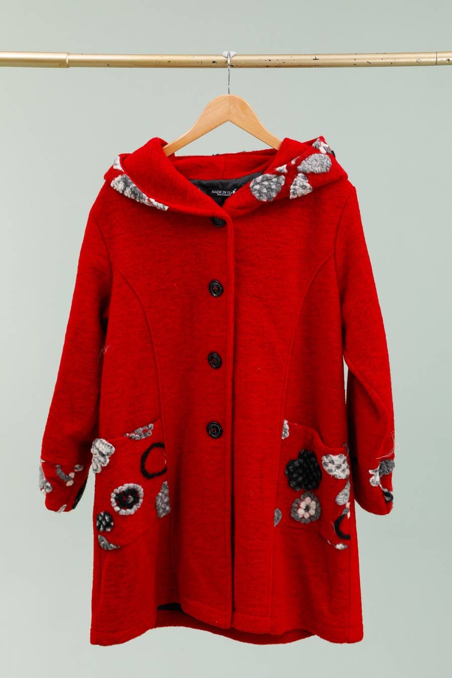 la maison des fibres naturelles – wholesale Rock - Dam – Broderad kappa 99025 80% ull 20% polyester9