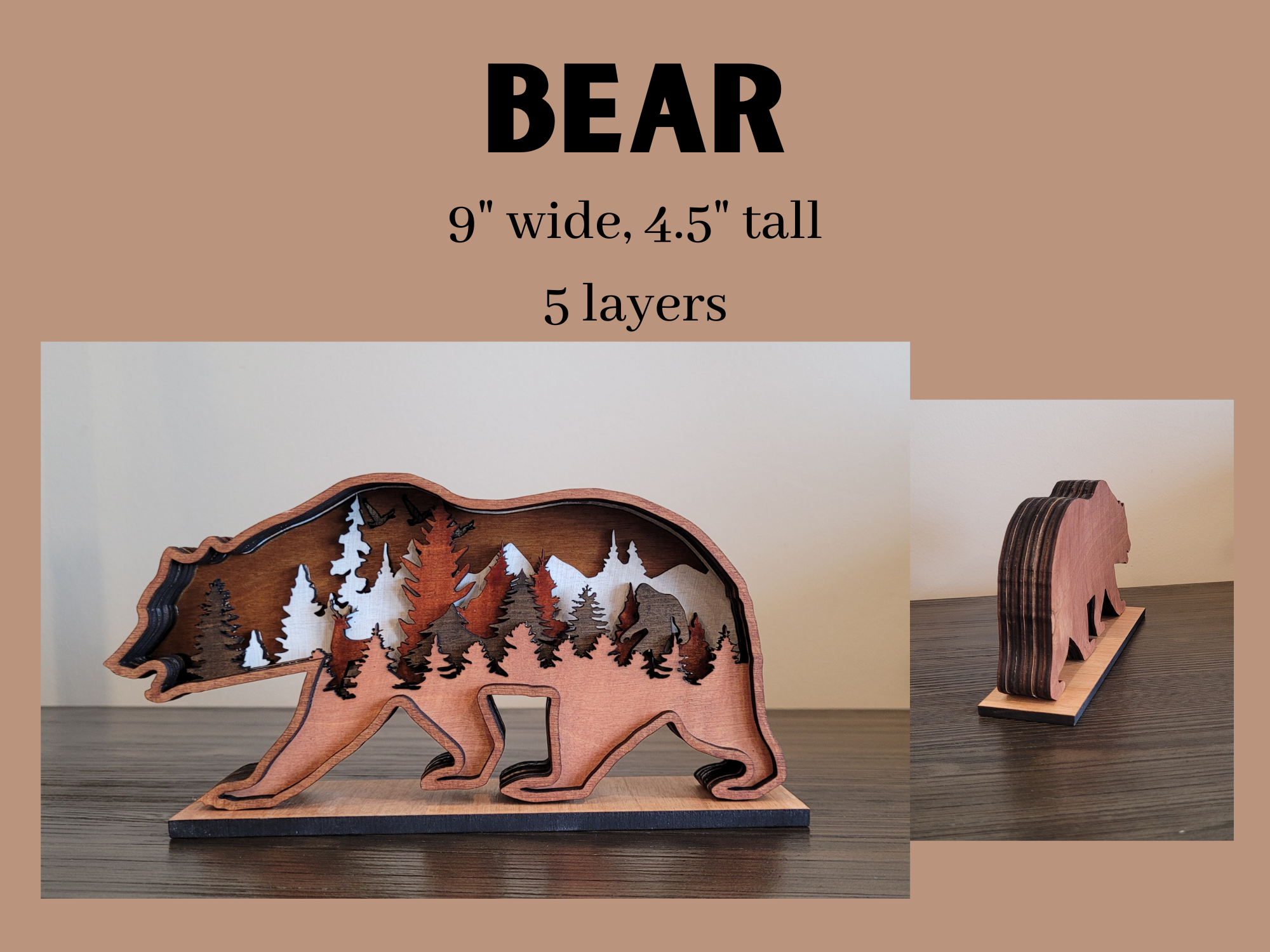 Jorgie Spark - Wholesale Decorative Tabletop Object - Bear1