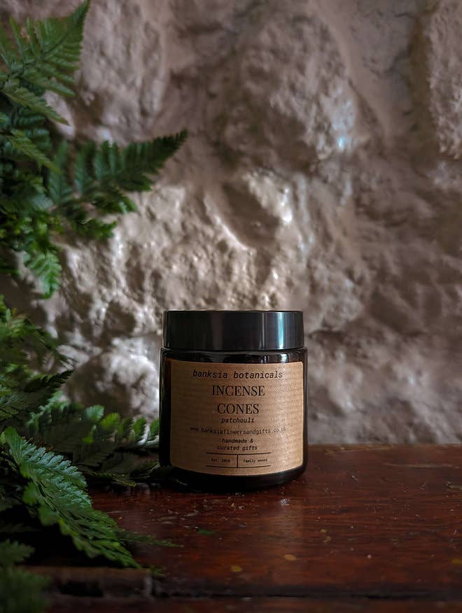 Banksia Botanicals – wholesale Incense – Patchouli Incense Cones1