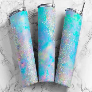 40oz Shimmer Glittery Tumbler (Plain) – Ahn Wholesale