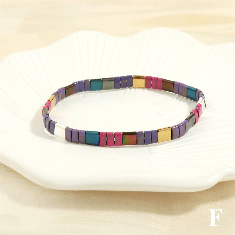 Mio Queena – Engroshandel Perlearmbånd – 5 mm TILA perle armbånd med elastik - BJ20