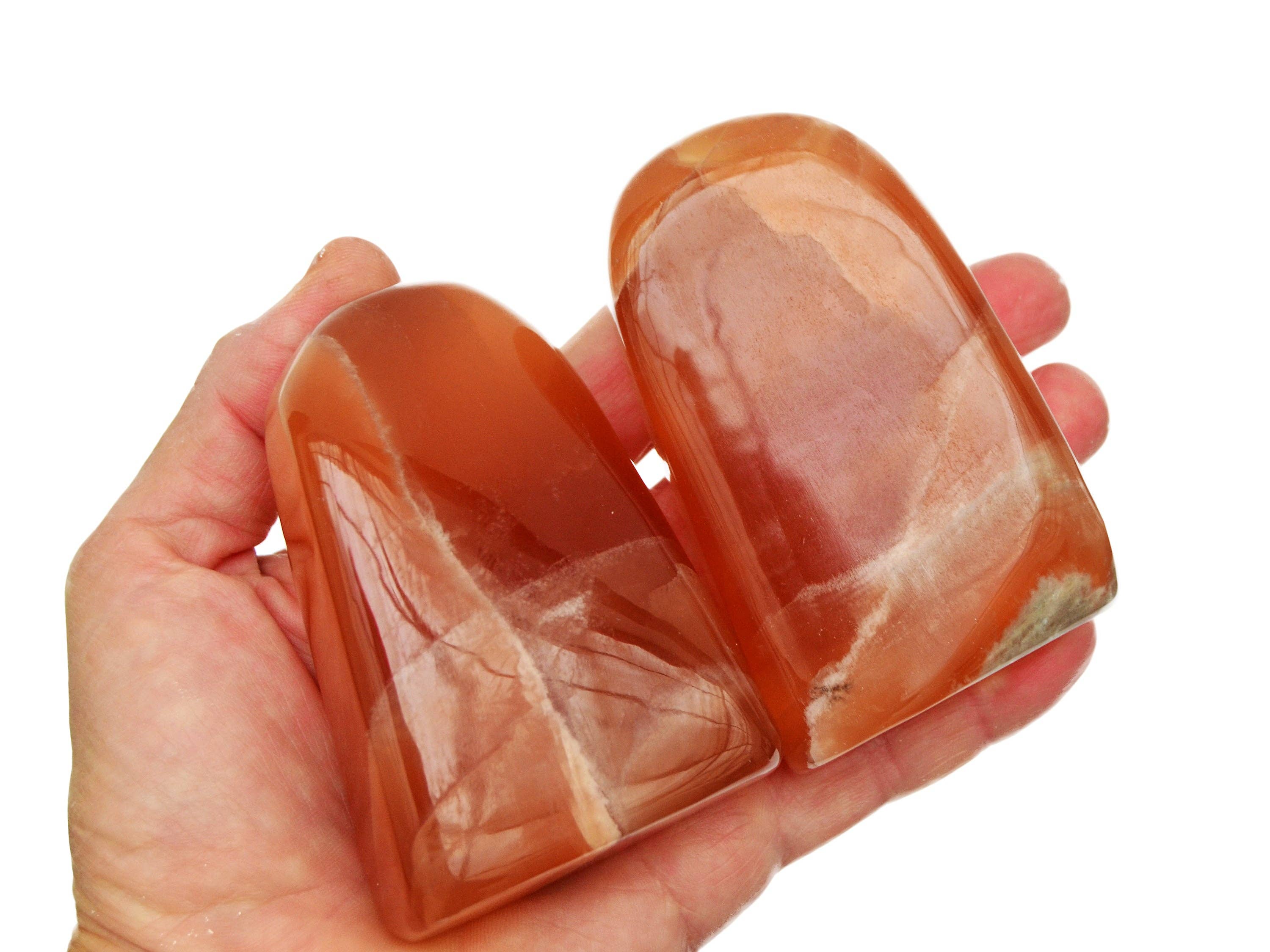 Kaia & Crystals – Großhandel Spiritueller Stein/Kristall – Honigcalcit in freier Form (300 g — 800 g)0