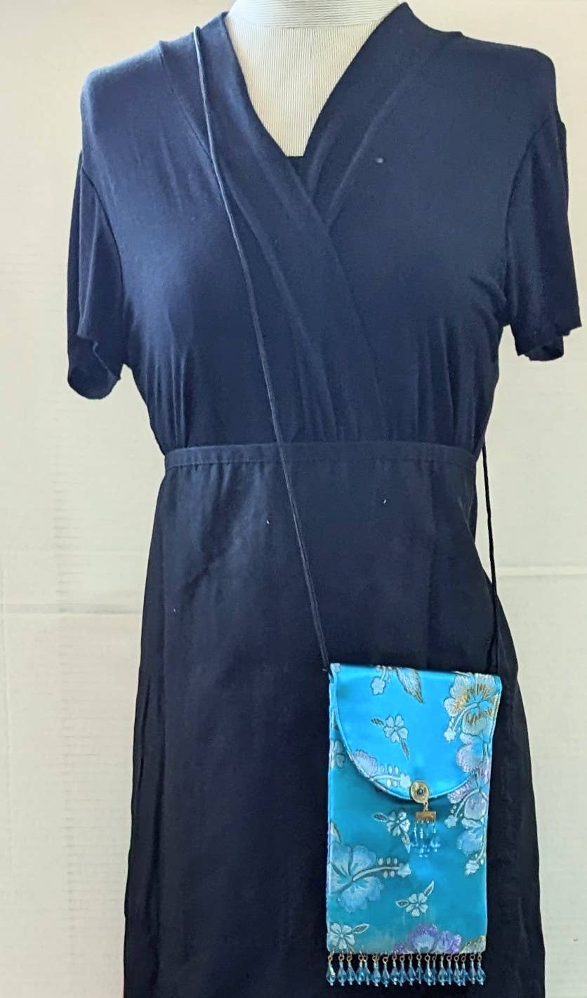 Fiona Accessories - Wholesale Crossbody Bag - Women's - Crossbody Bag Chinese Brocade Beaded Tassel Multi1